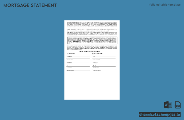 Pakistan Askaribank Hypothekenabrechnung in Word- und PDF-Formaten – 3 Beispielvorschau